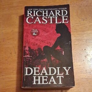 Deadly Heat - Red Paperback Mystery Novel (S)
